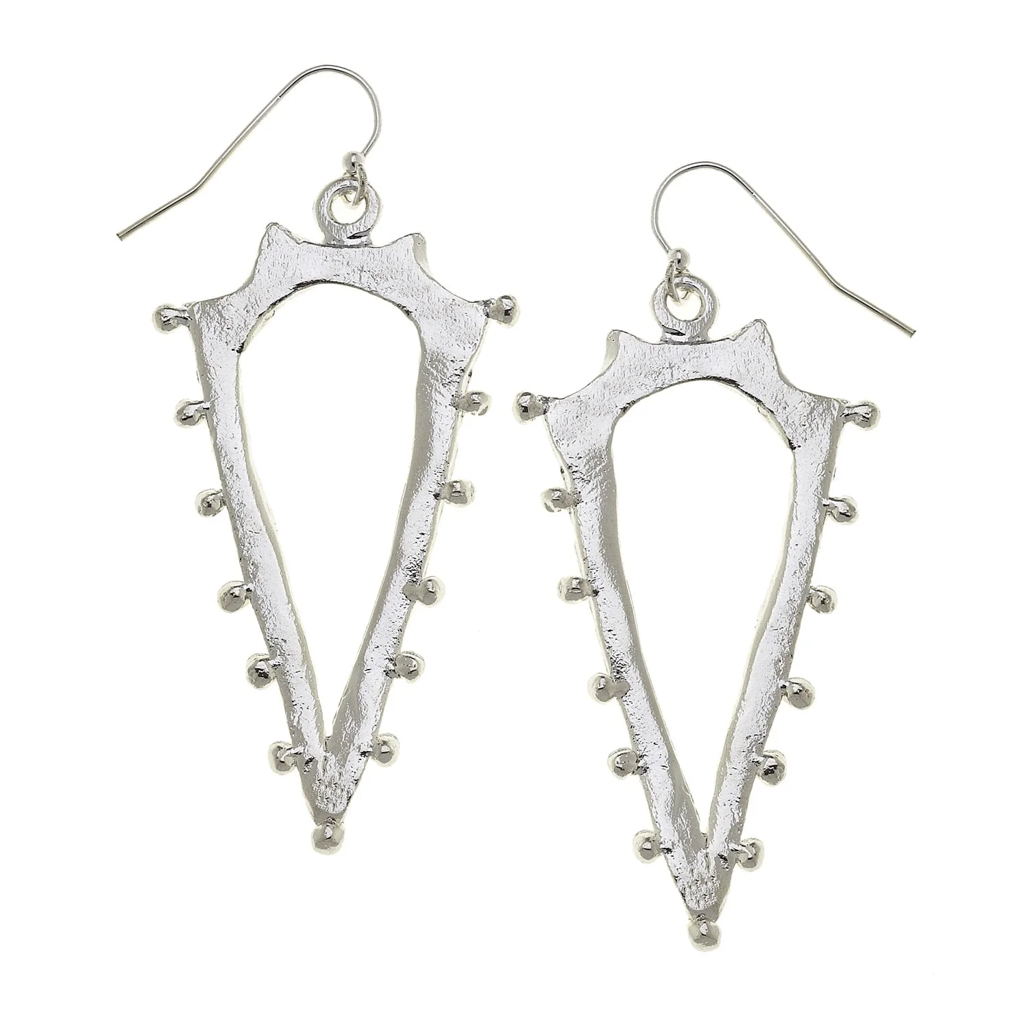Studded Spear Earrings - Image 3