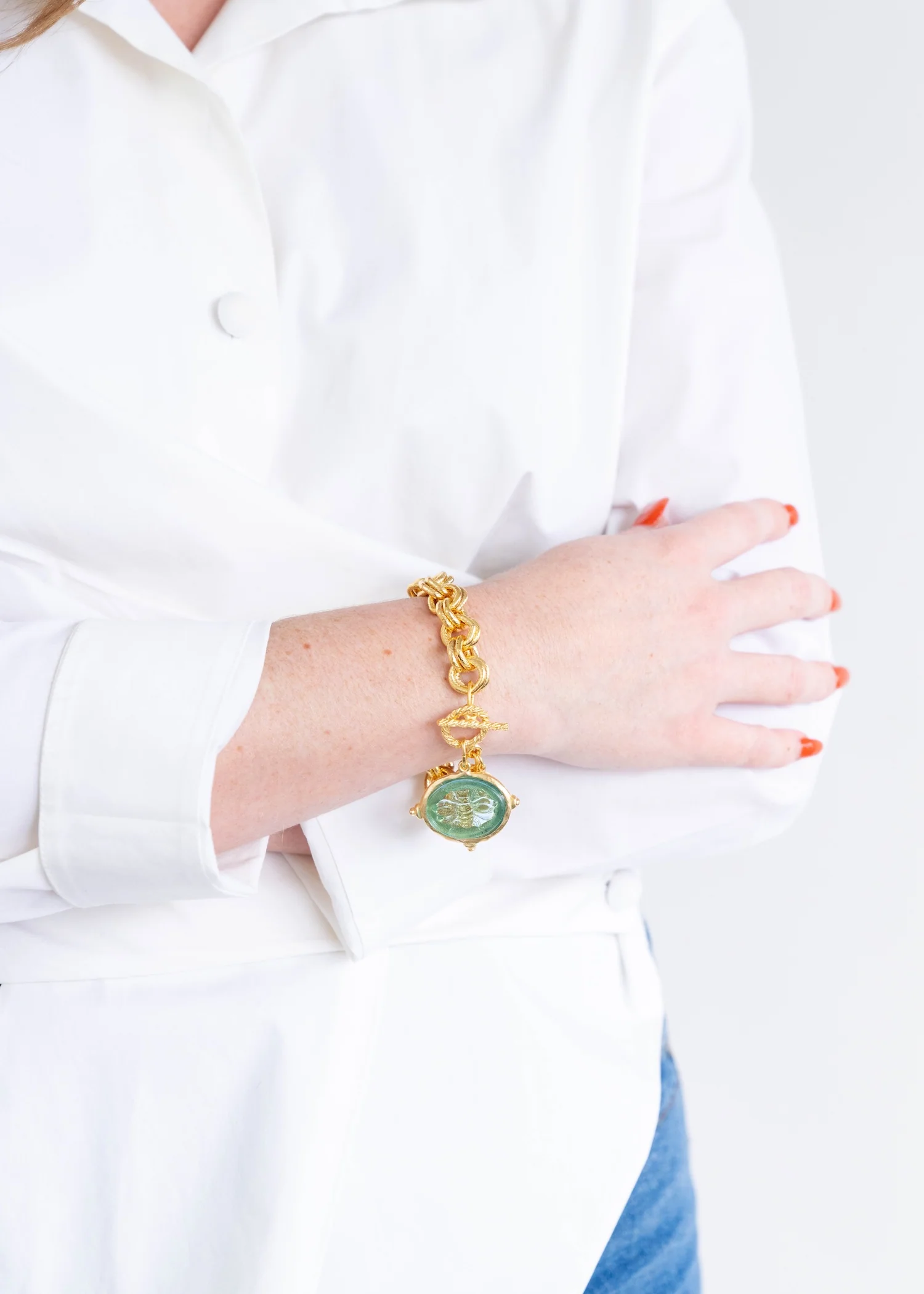 Venetian Glass Bee Bracelet - Image 4