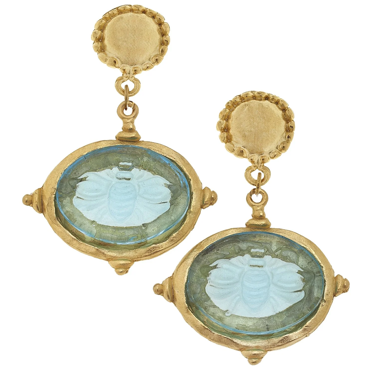 Venetian Glass Bee Earrings - Image 7