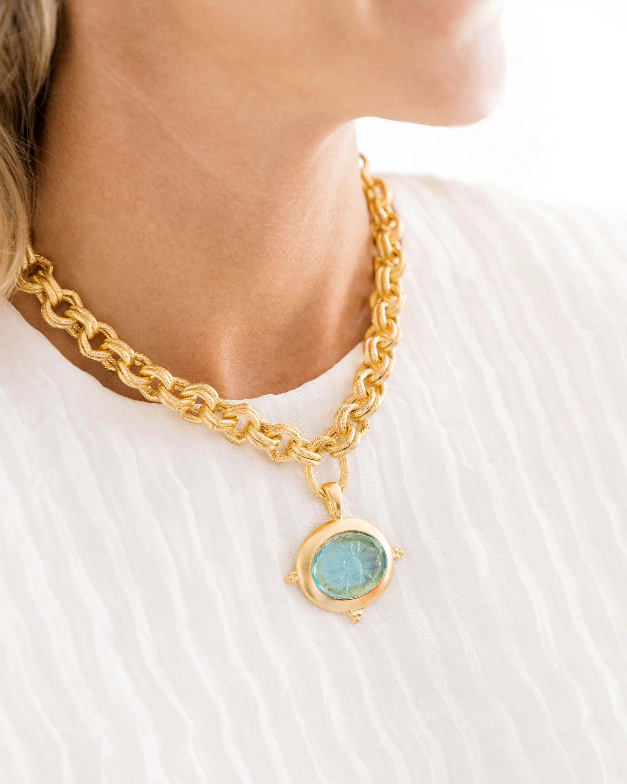 Venetian Glass Bee Necklace - Image 3
