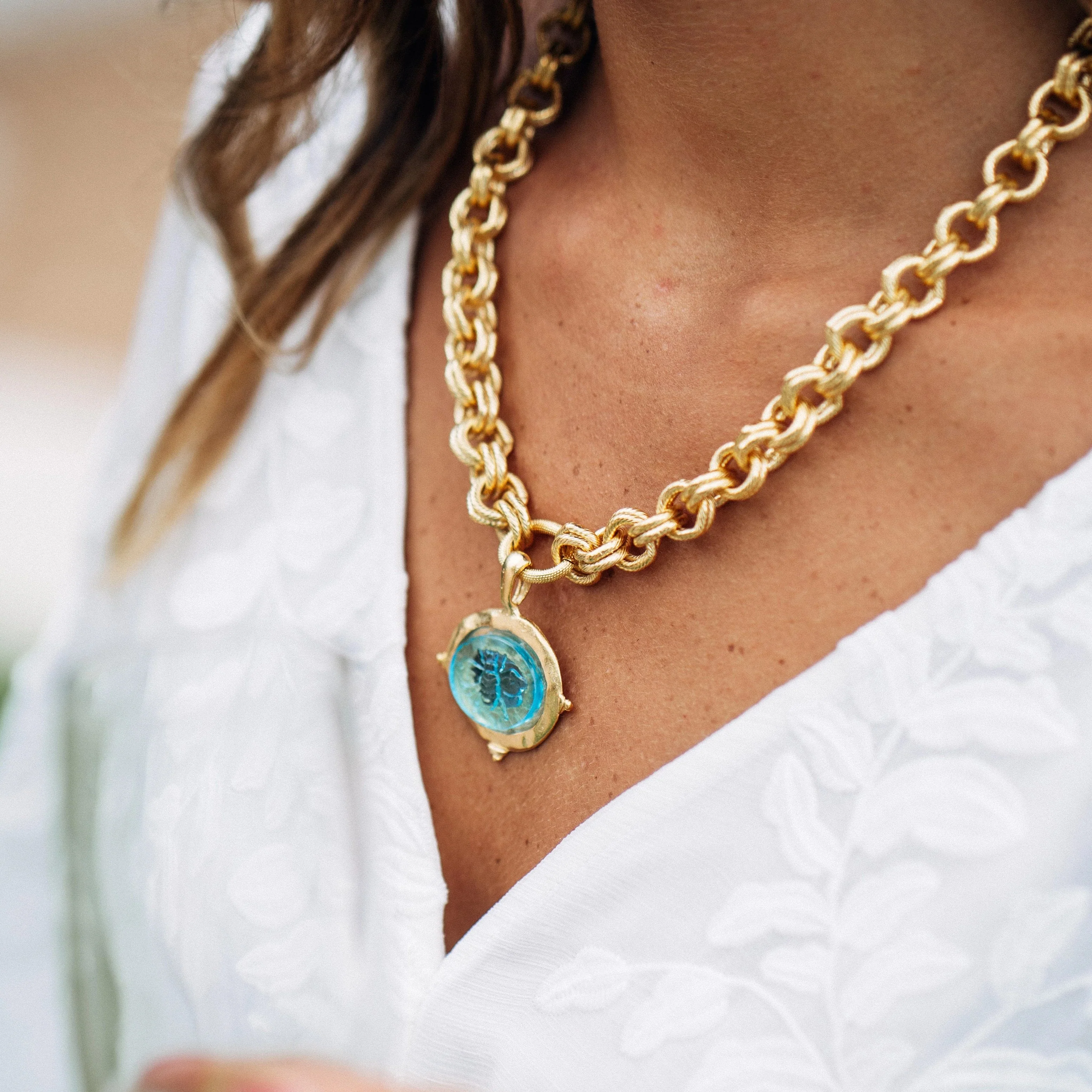Venetian Glass Bee Necklace - Image 5