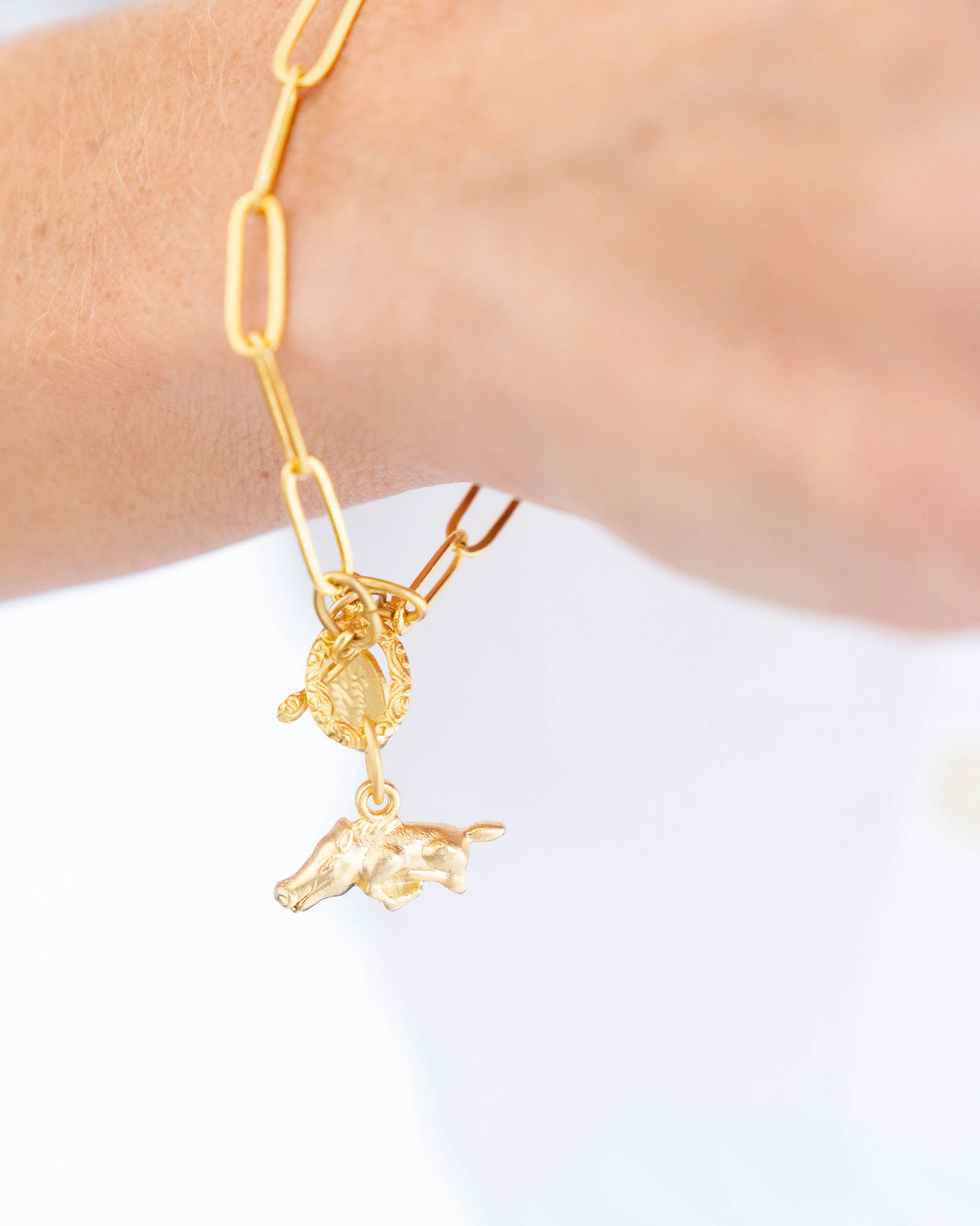 Wild Boar Paperclip Bracelet - Image 3